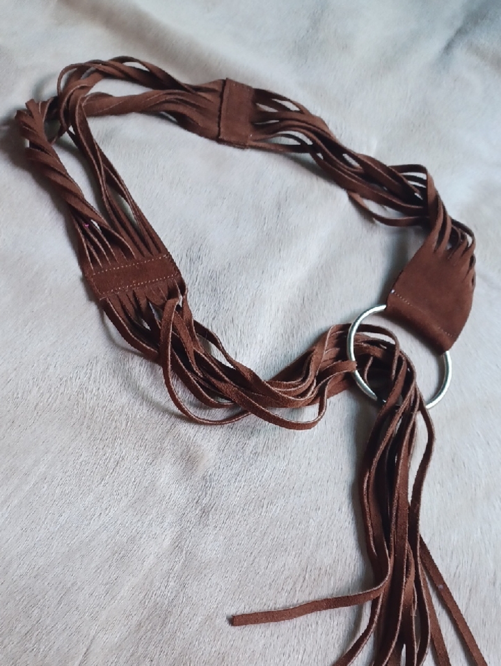 Tassel Leather Belt